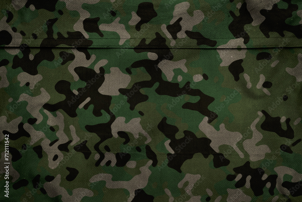 Fototapeta premium green european forest camouflage tarp material