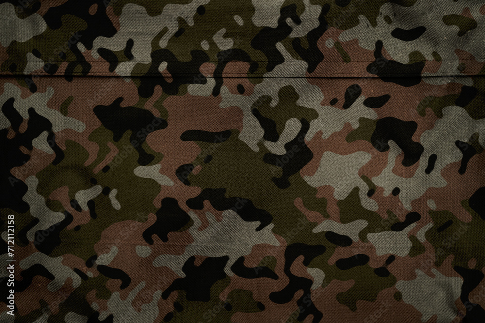 Fototapeta premium brown jungle camo pattern , camouflage tarp mesh