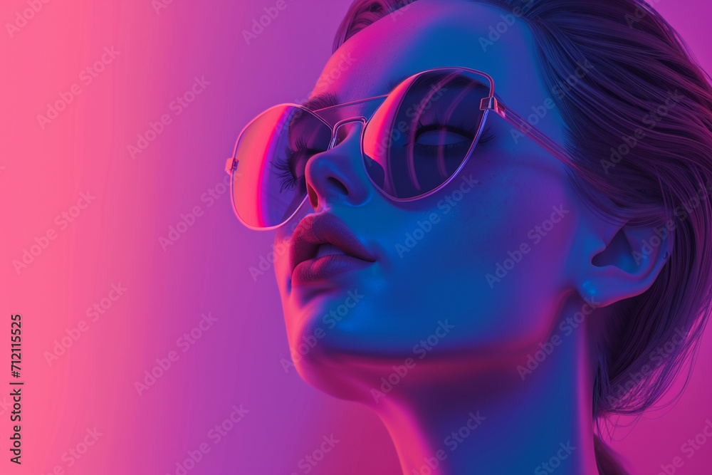 Human portrait game background style 3d stylish illustration Human portrait game background style 3d stylish illustration