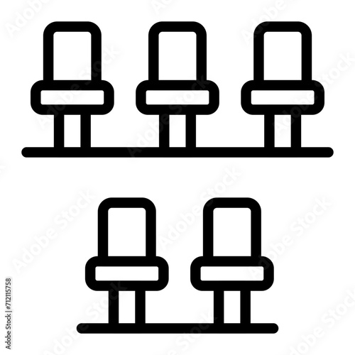 Stadium Seating Icon Design