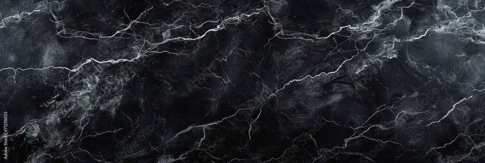 black chalkboard background with marbled texture - obrazy, fototapety, plakaty 