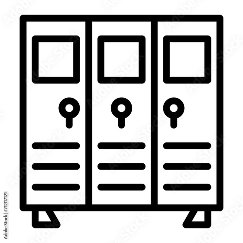 Locker Room Icon Design photo