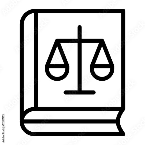 Law Book Icon Design