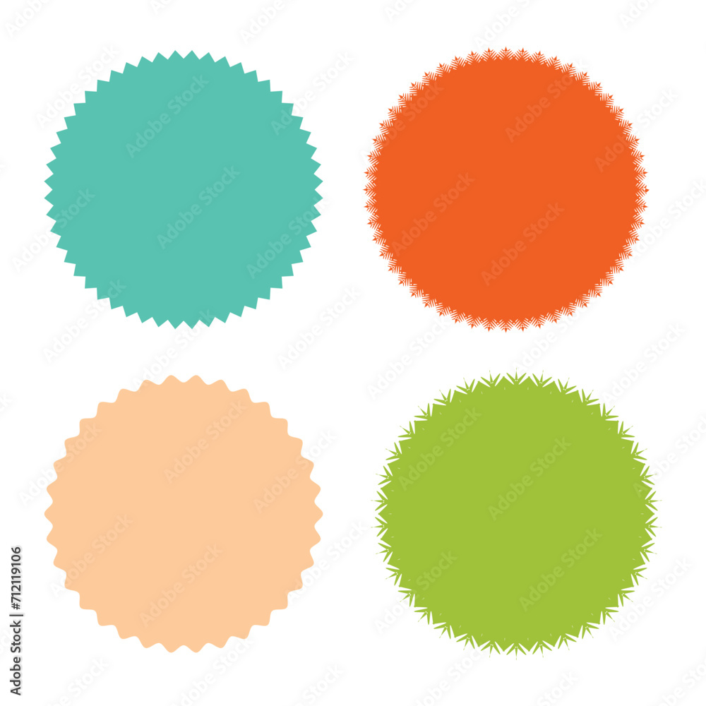 Starburst sticker. Vector. Star burst price icon. Round sale tag badge. Circle sale buttons. Sunburst label isolated on white background. Set red shapes. Color illustration. eps 10 Starburst sticker. Vector. Star burst price icon. Round sale tag badge. Circle sale buttons. Sunburst label isolated on white background. Set red shapes. Color illustration. eps 10