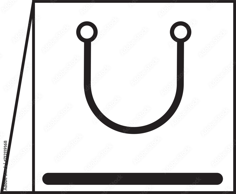 Store icon line outline vector element Store icon line outline vector element