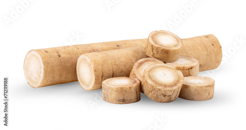burdock roots or kobo isolated on transparent png