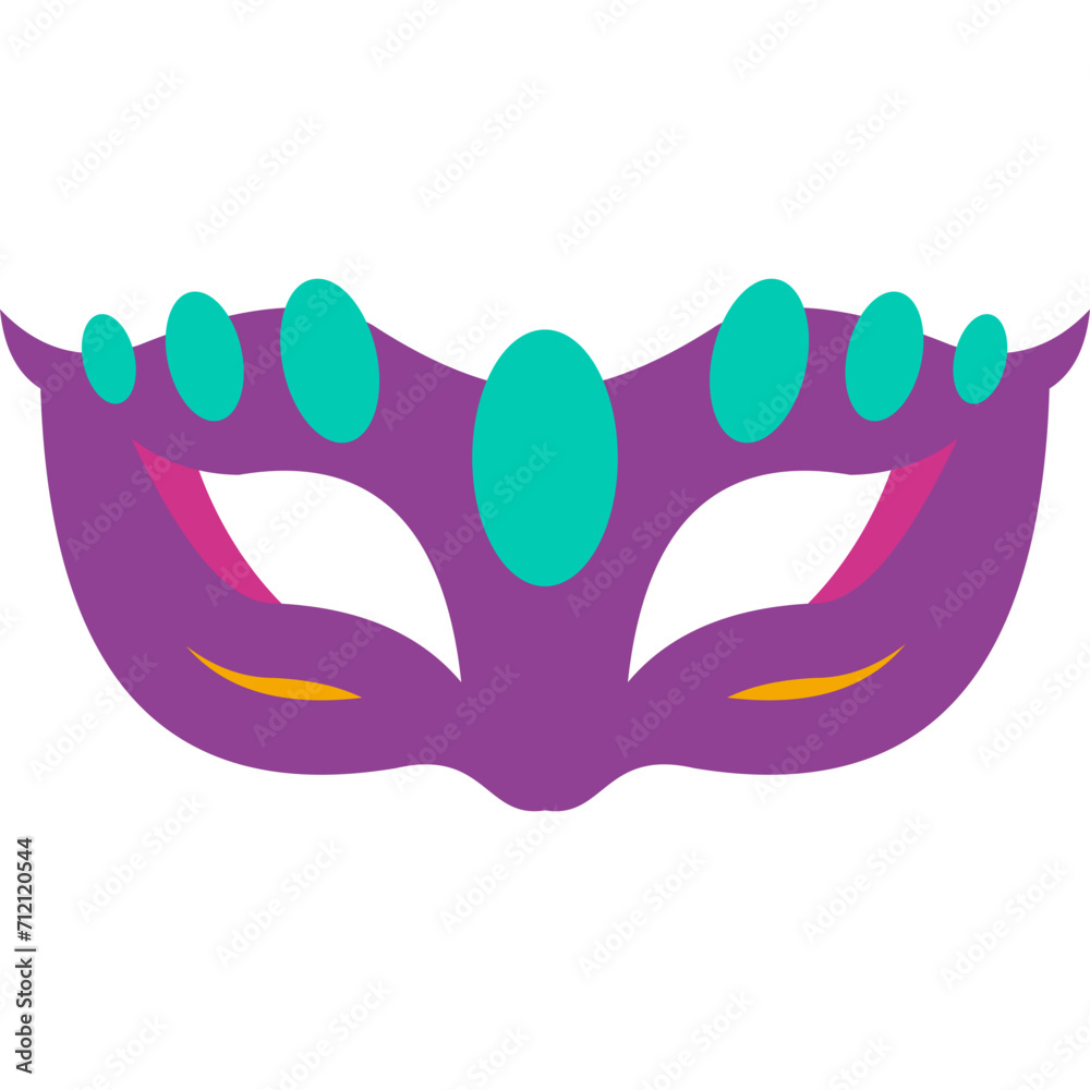 Mardi Gras Mask Illustration Mardi Gras Mask Illustration
