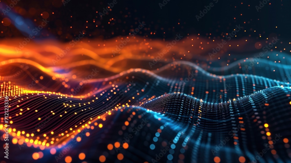 Abstract technology big data background concept. Abstract technology big data background concept.