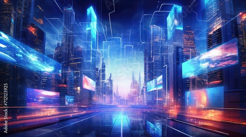 virtual future digital background illustration reality reality, blockchain cryptocurrency, internet data virtual future digital background