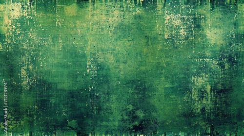 Edgy and distressed grunge textures where the dominant color is Green