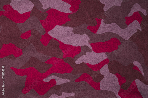 flashy pink  camo fabric background photo