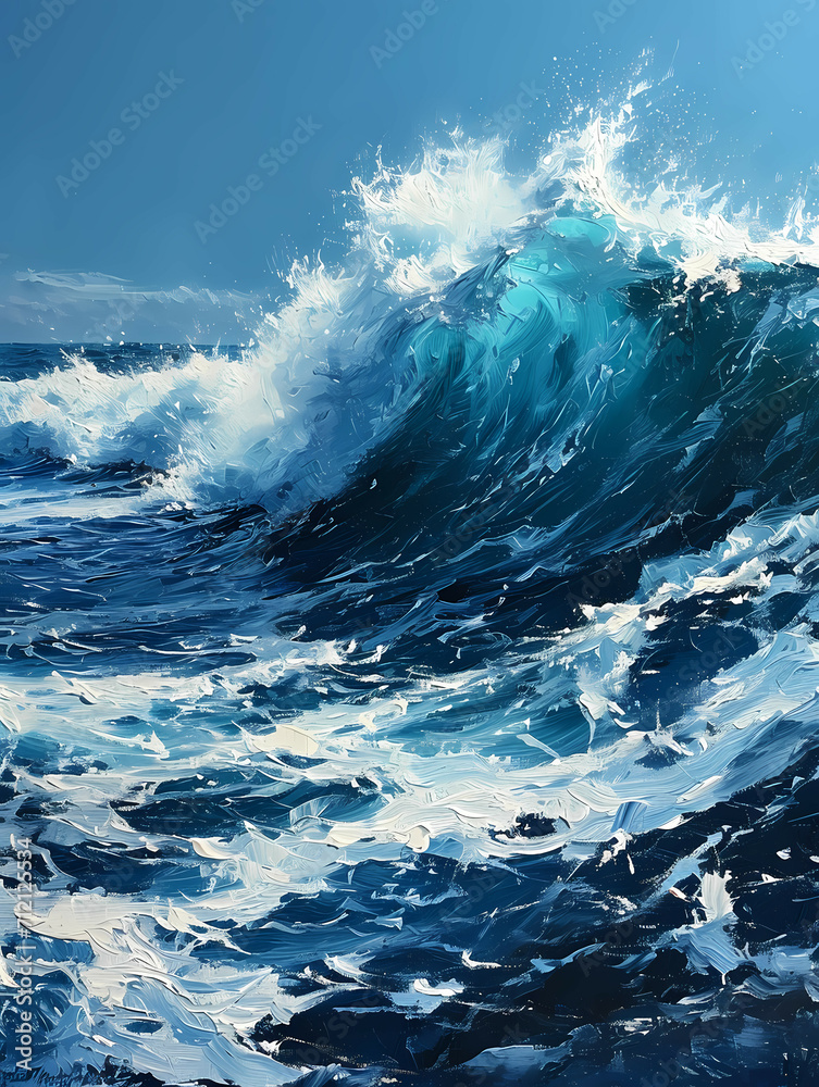 Waves, A Large Wave In The Ocean Waves, A Large Wave In The Ocean