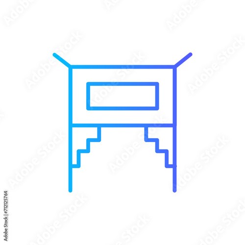 Altar gradient icon