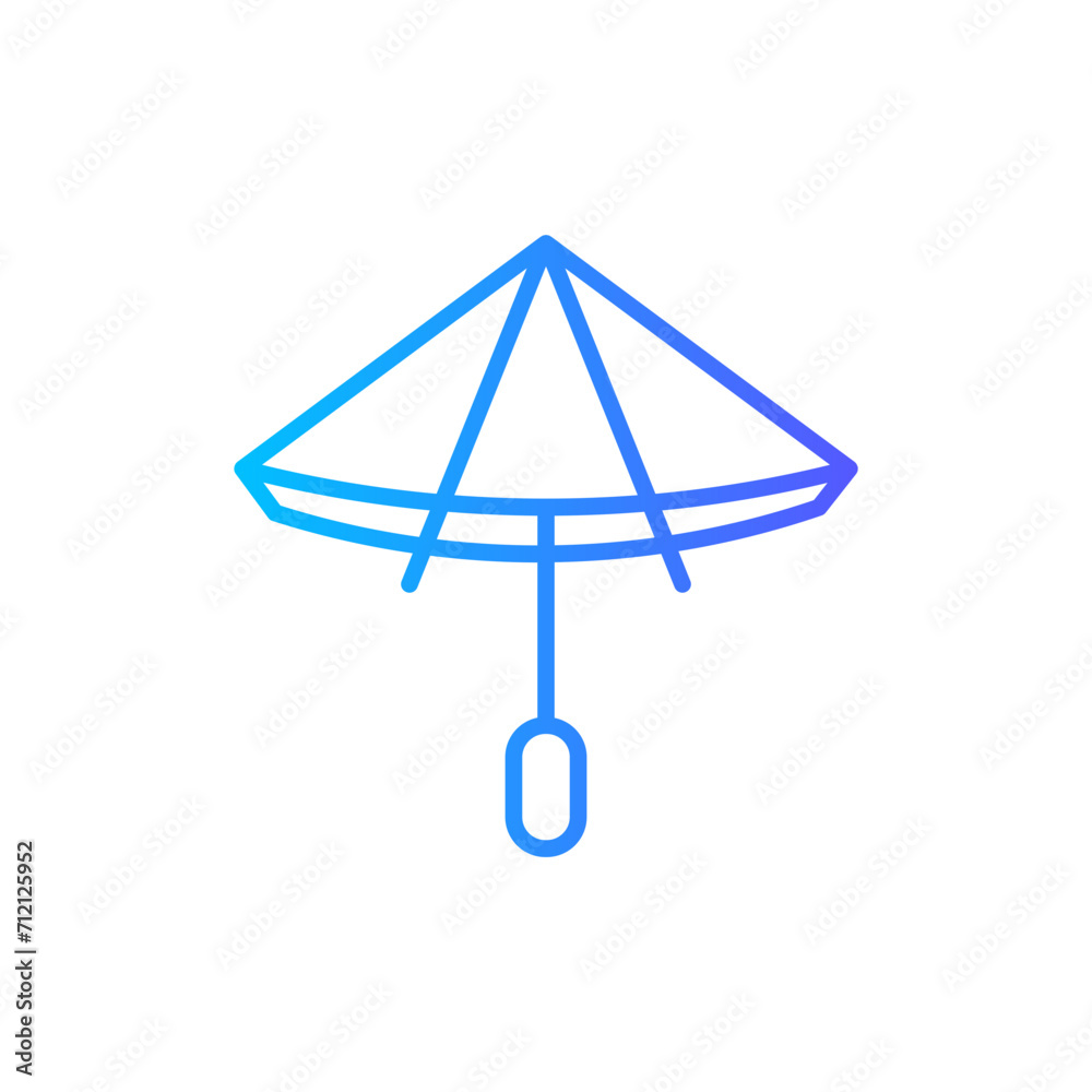 umbrella gradient icon umbrella gradient icon