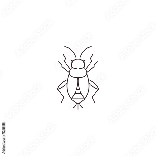 animal insect icon logo design vector © makmur