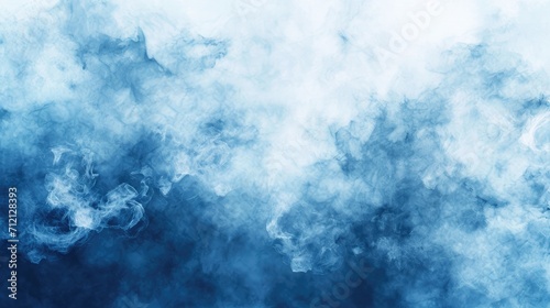 Abstract background of watercolor shades, blurry and defocused, resembling a cloudy blue sky, AI Generated.