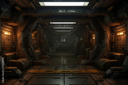 sci fi corridor © Daniel