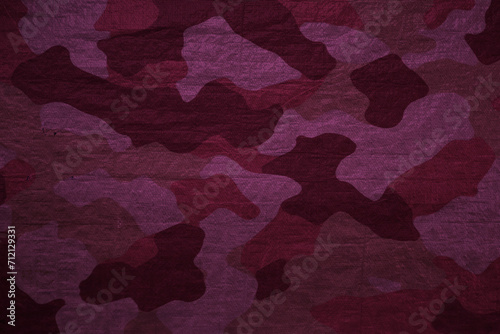 dark pink army military camouflage waterproof plastic tarp texture photo