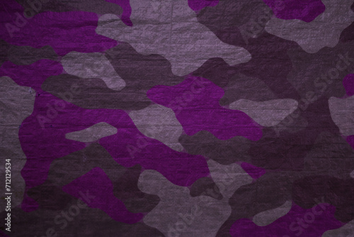 purple camo tarp , plastic rainproof army tarp photo