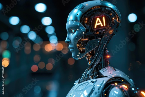 The concept of artificial intelligence in human life #712130336