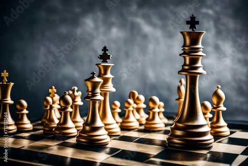 Develop a marketing campaign for a financial institution using the concept of chess-inspired innovation planning as a symbol of strategic financial management.