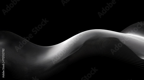 Technology abstract lines background and light effects, technology sense background