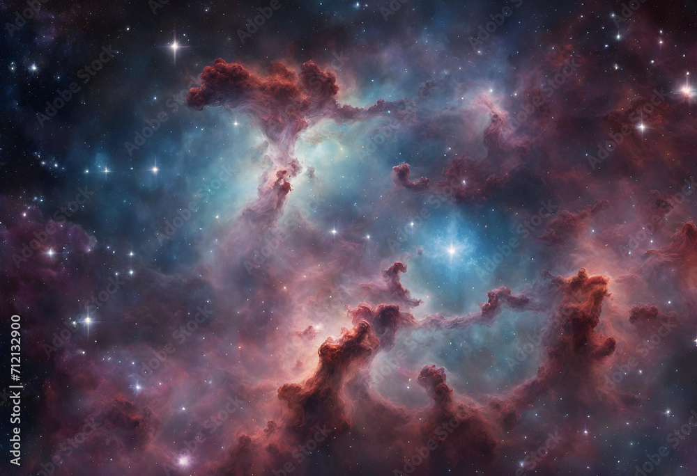 Nebula bodie sand galaxy in the vastness of space Nebula bodie sand galaxy in the vastness of space