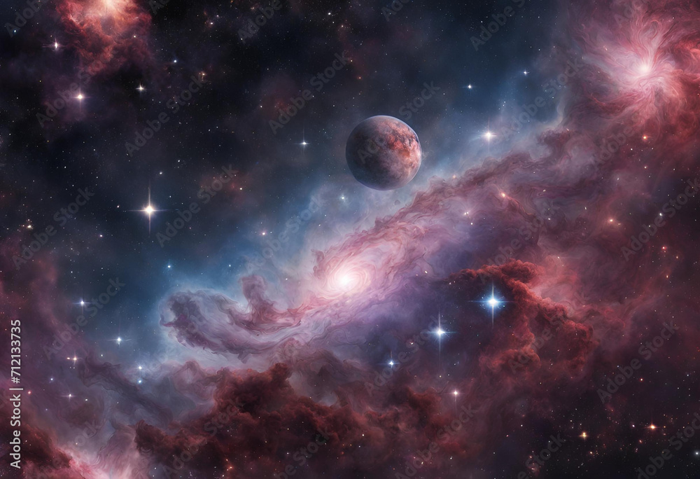 Nebula bodie sand galaxy in the vastness of space Nebula bodie sand galaxy in the vastness of space