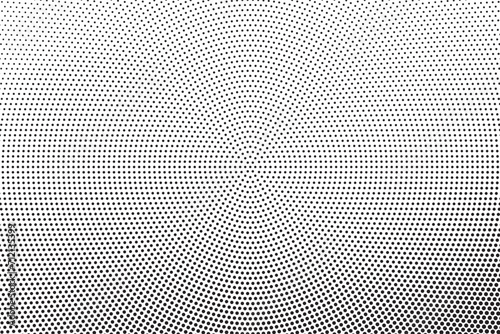 Halftone effect vector background. Grunge halftone background with dots. Abstract monochrome halftone modern black white pattern.