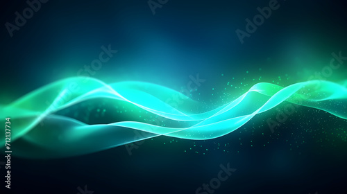Abstract background and data transfer concept, abstract line art background