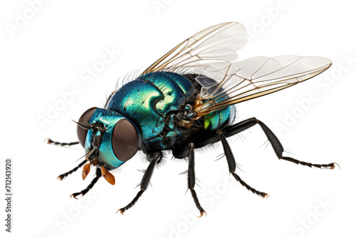 Bluebottle Fly Isolated on Transparent Background © MSS Studio