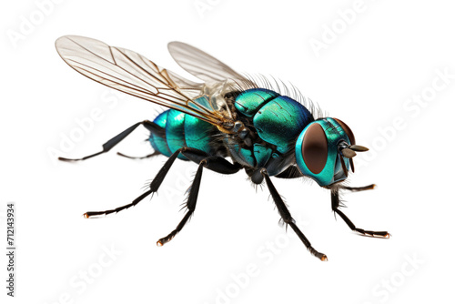 Bluebottle Fly Isolated on Transparent Background