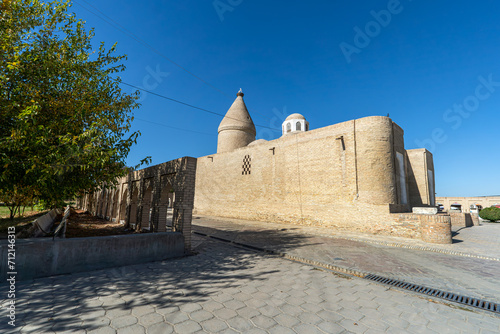 Building of Chashma Ayub mausoleum in Bukhara, Uzbekistan. Founded in the 12th century. Bukhara Water Supply Museum. photo
