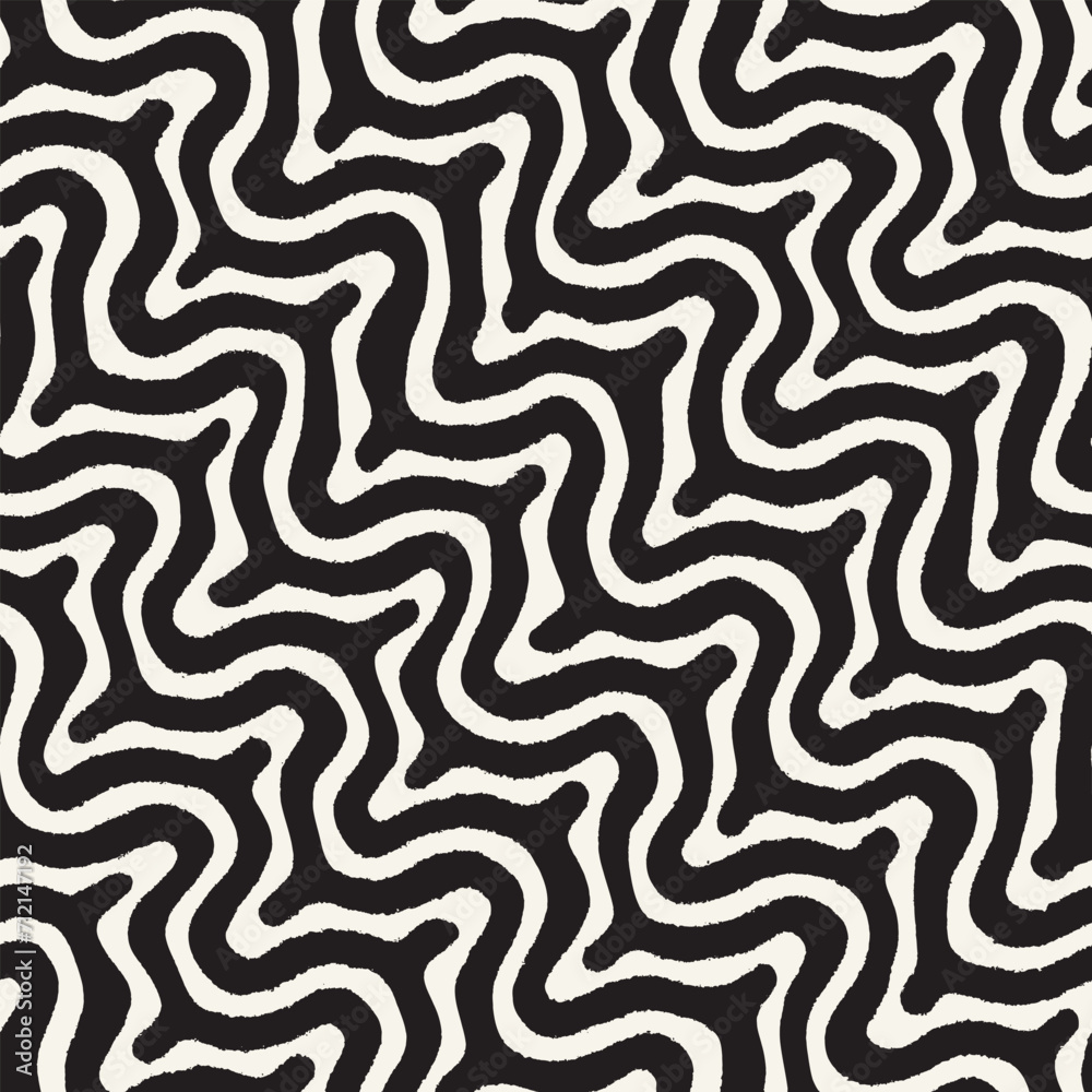 Vector seamless hand-painted ink pattern. Abstract decorative background. Stylish monochrome hand-drawn texture. Vector seamless hand-painted ink pattern. Abstract decorative background. Stylish monochrome hand-drawn texture.