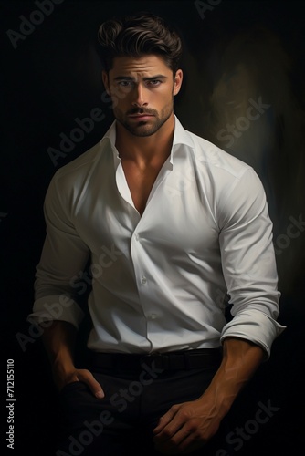 Serious businessman portrait