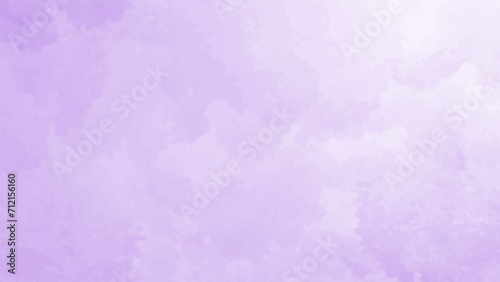 Abstract purple watercolor background. Paint brush paper textured stain canvas element. Pastel soft water color pattern. Abstract violet texture. Art watercolor background for wallpaper design