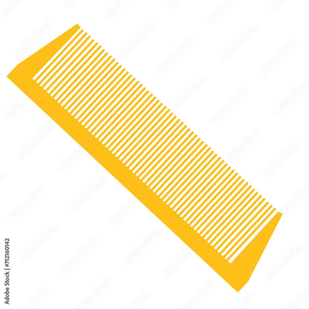 Plastic hair comb on a white background. Barber and salon equipment. Tool for a hairdresser. Plastic hair comb on a white background. Barber and salon equipment. Tool for a hairdresser.