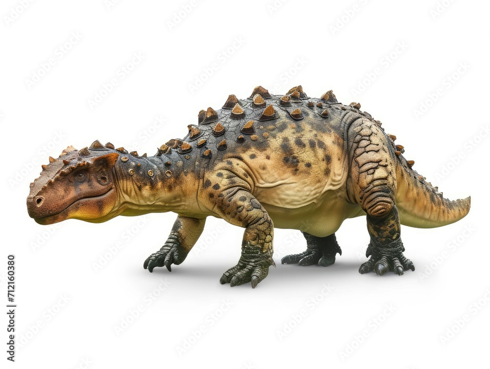 Obraz premium Ankylosaurus isolated on white background