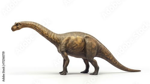 Brontosaurus isolated on white background