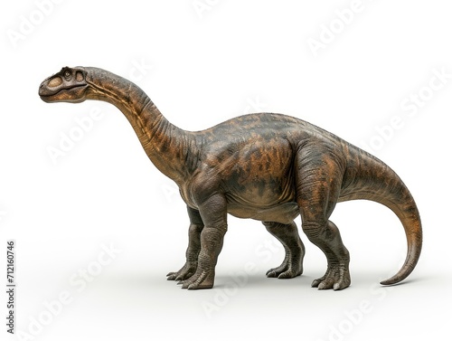 Brontosaurus isolated on white background © shooreeq