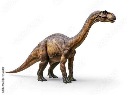 Brontosaurus isolated on white background © shooreeq
