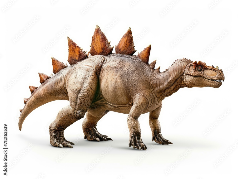 Fototapeta premium Stegosaurus isolated on white background