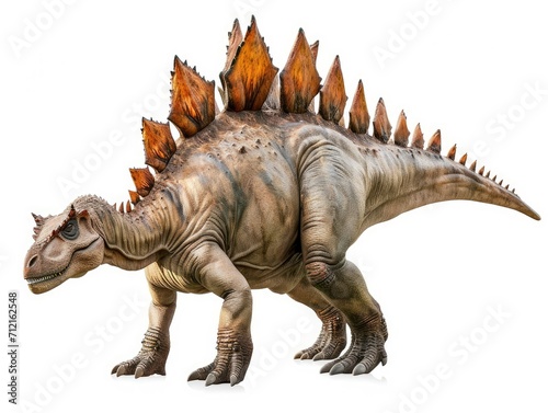 Fototapeta Naklejka Na Ścianę i Meble -  Stegosaurus isolated on white background