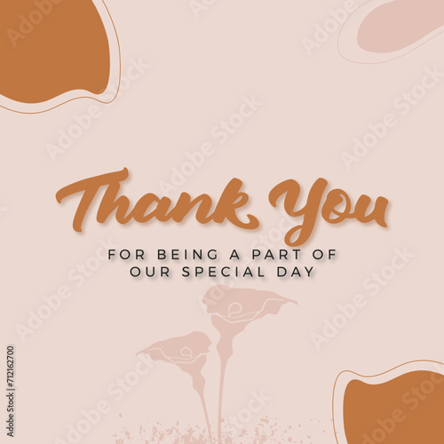 thank you lettering sepecially design for gratitude, appreciation, thanks, acknowledgment and grateful notes in full vector 