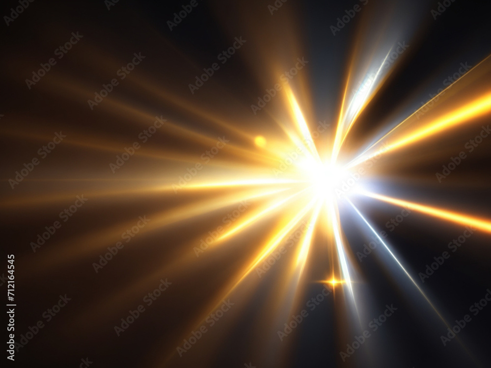 Colorful Lens flare light pattern black background light flare effect Colorful Lens flare light pattern black background light flare effect