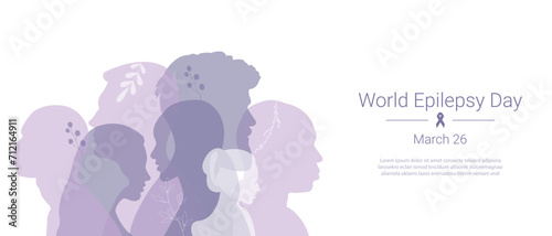 Epilepsy Day. Vector illustration.