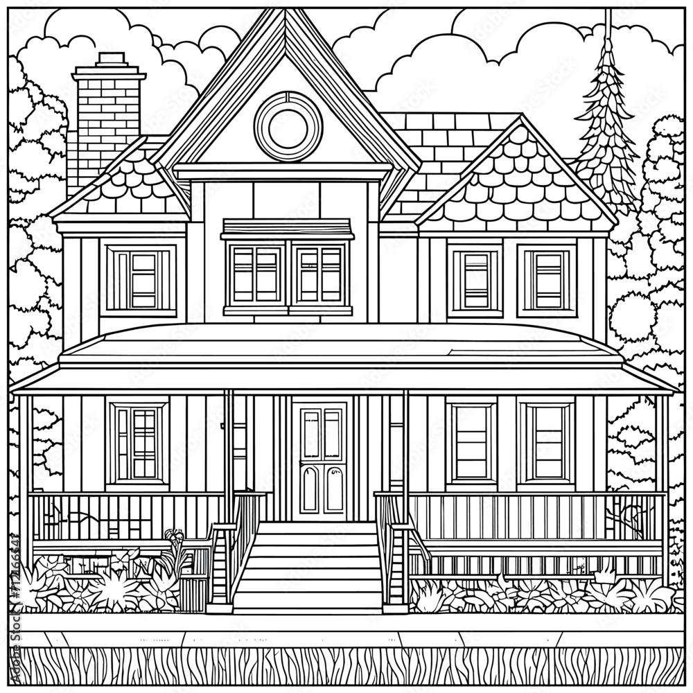 soundproofing home concept house. Modern style pictogram