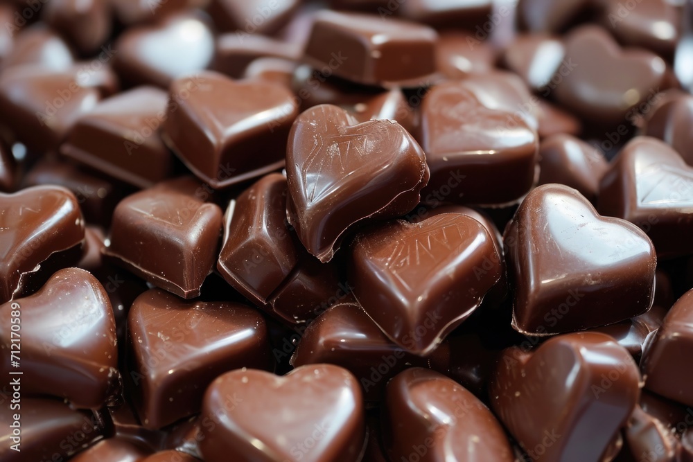 Heart shaped chocolate Heart shaped chocolate