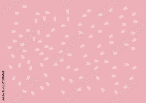 日本の象徴桜が舞い散る背景用イラスト