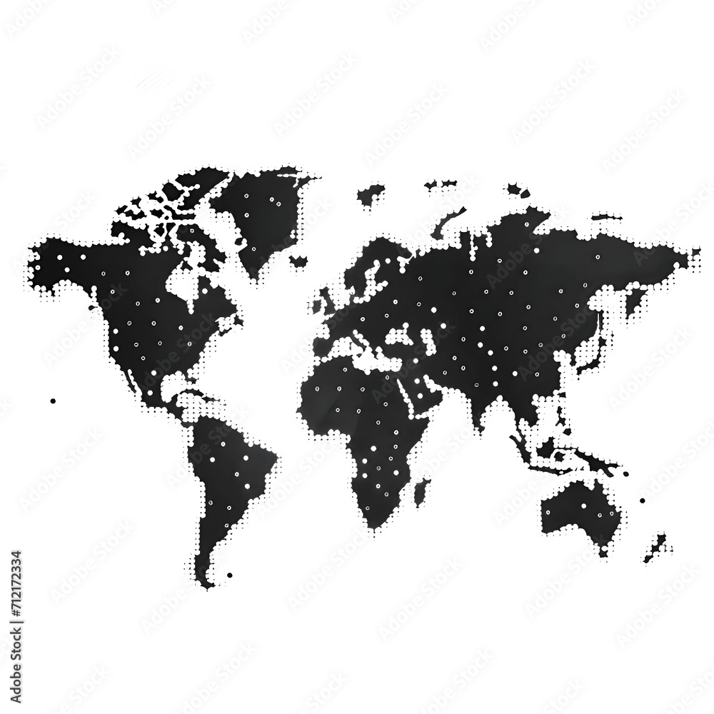 Vector world map, gray silhouette isolated on png background, illustration template. Vector world map, gray silhouette isolated on png background, illustration template.
